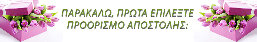 Παρακαλώ επιλέξτε πρώτα τον προορισμό αποστολής